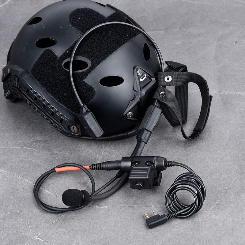 Tactical Headset Signal Bone-Conduction Speaker MH180-V For Interface 7.0PLUG