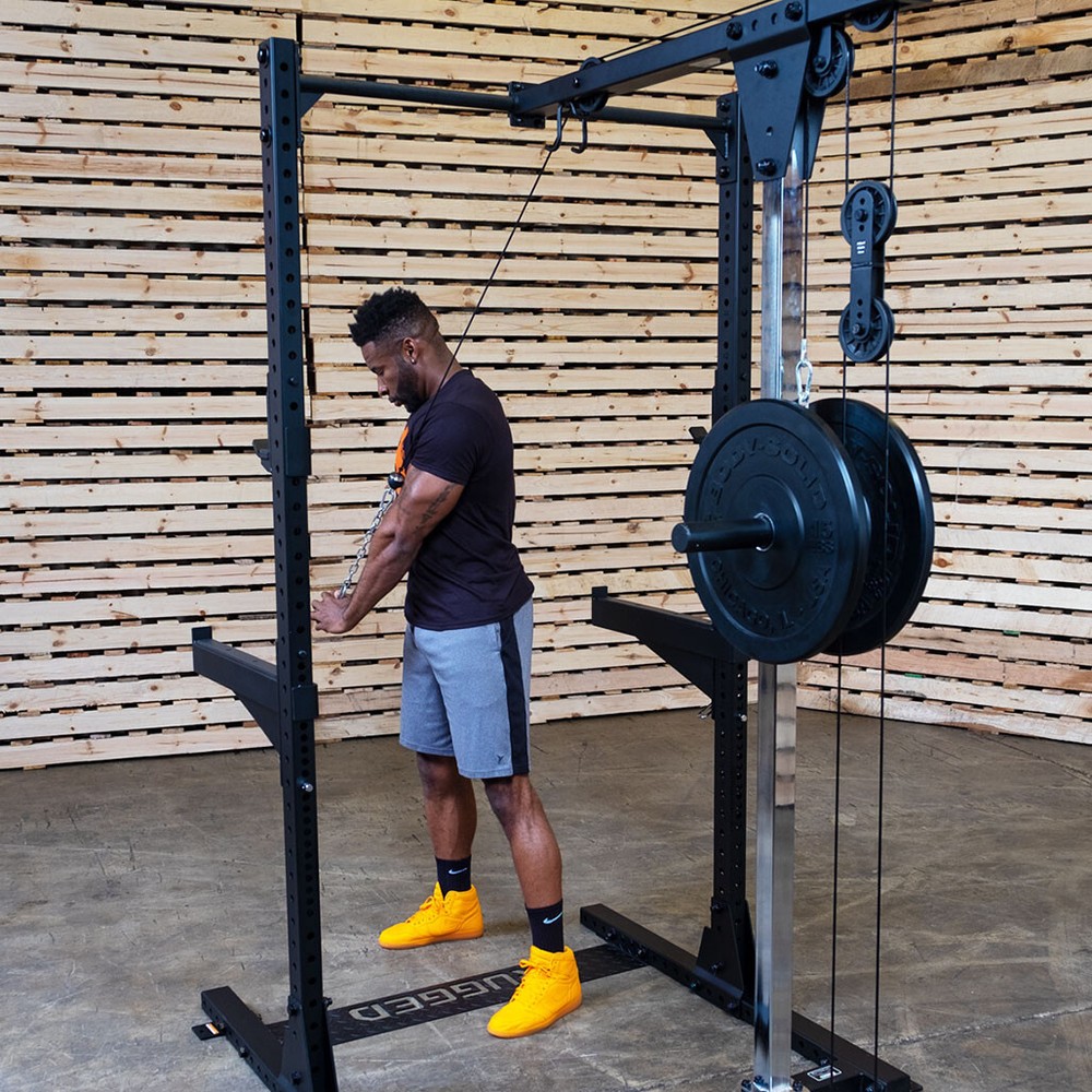 Rugged Half Rack Lat Attachment