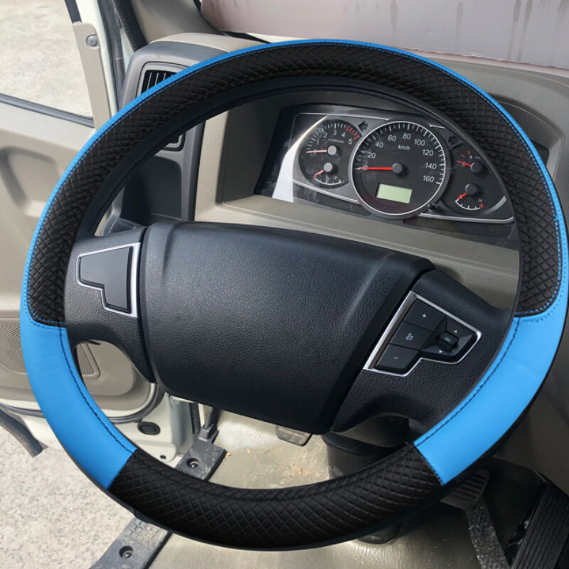 Car Semi Truck Van Steering Wheel Cover Fits 15" 16" 17" 18" 19" Maximum Grip