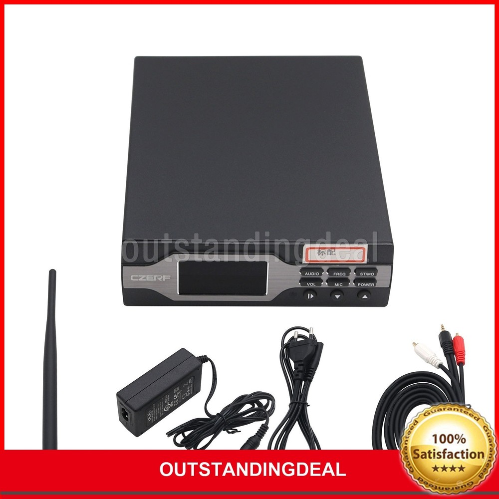 CZE-01B 0-1W FM Broadcast Transmitter FM Stereo Transmitter Kit with Antenna