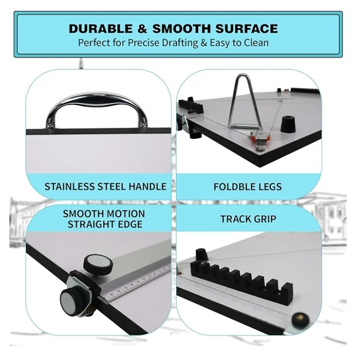 Dolemoduo 23 x 31 Inch Drafting Board. Professional Grade