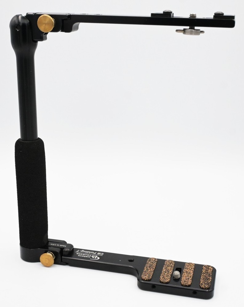 Custom Brackets CB Folding-T Camera Flash Bracket