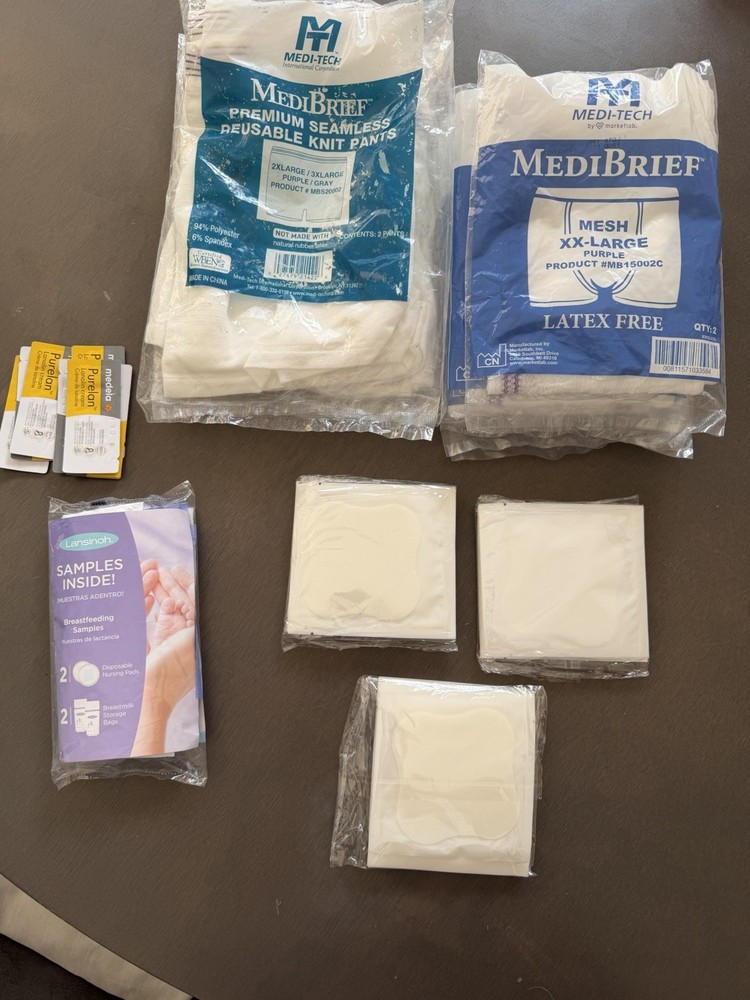 Postpartum bundle after delivery postnatal essentials for women 40pcs mixed