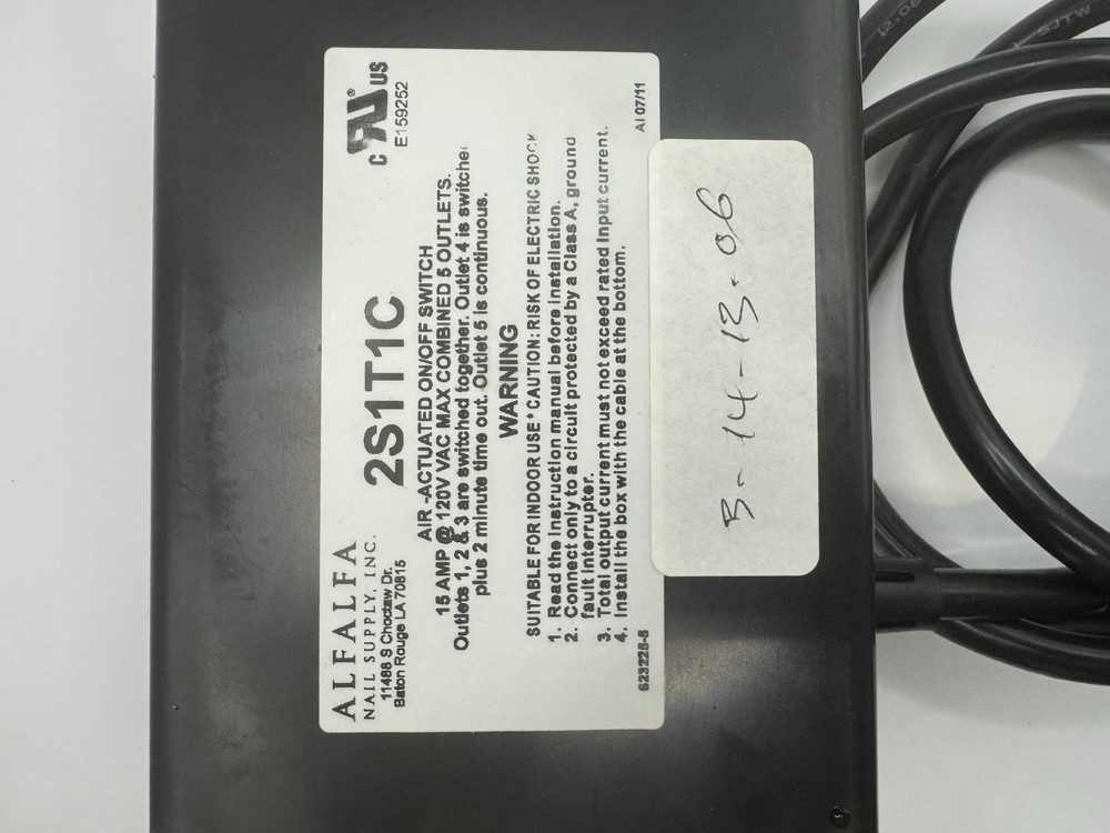 Pedicure Chair control box