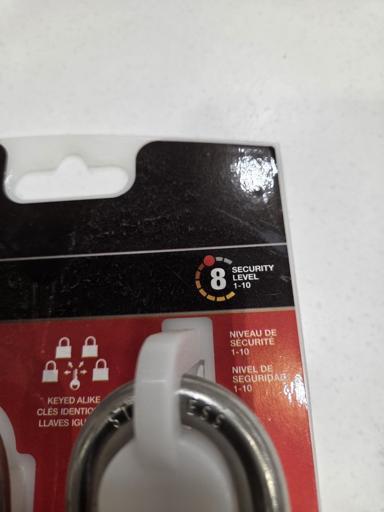 20 PACK Keyed Alike MasterLock Outdoor Security Level 8 Padlocks