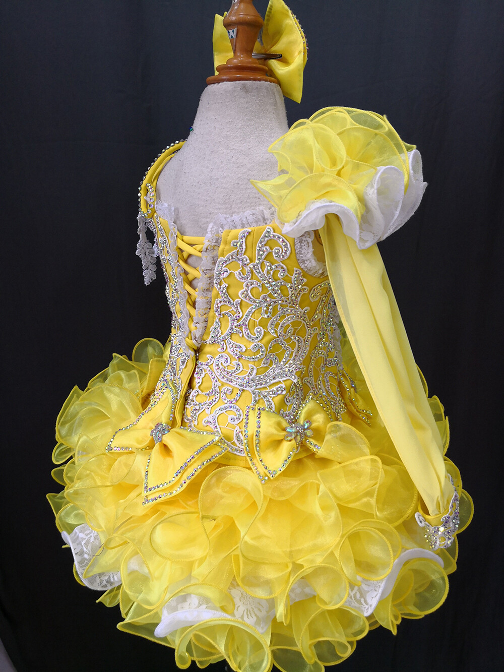 Jenniferwu Pageant Party Princess Birthday Dresses Tulle Tutu Dress for Girls