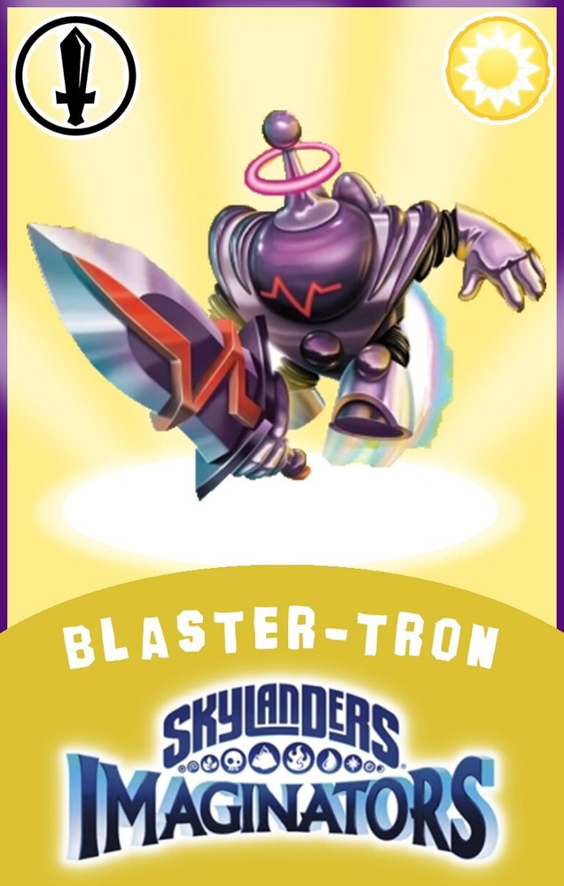 Skylanders Imaginators Blaster-Tron NFC Card