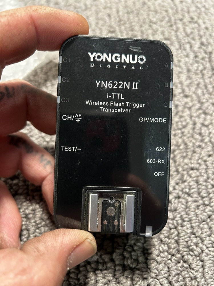 Yongnuo YN622N i-TTL Wireless Flash Controller & Trigger Transceiver Untested