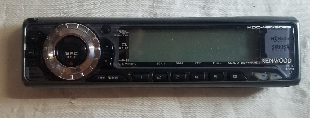 Kenwood KDC -MPV5025 head unit faceplate