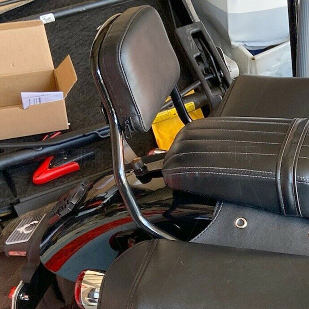 Quick Detach Sissy Bar CHOP Backrest 4 Point Docking For 2018+ Harley FXBB FXST