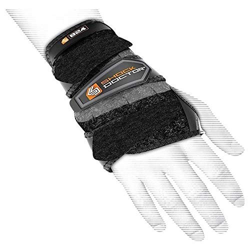 Wrist 3-Strap Support Right: Large Black