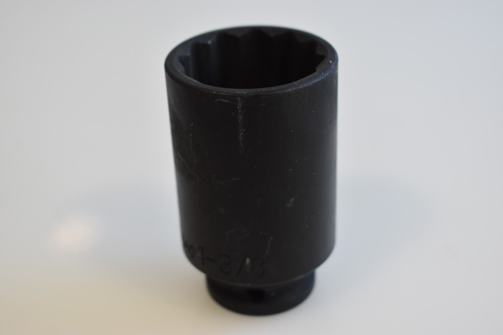 Mac Expert Tools E050076 1-3/8" SAE Deep Impact Socket 1/2" Drive 12 Point