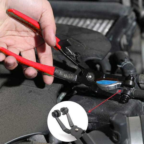 2X Hose Clamp Pliers Car Water Pipe Fuel Coolant Spring Bundle Removal Tool