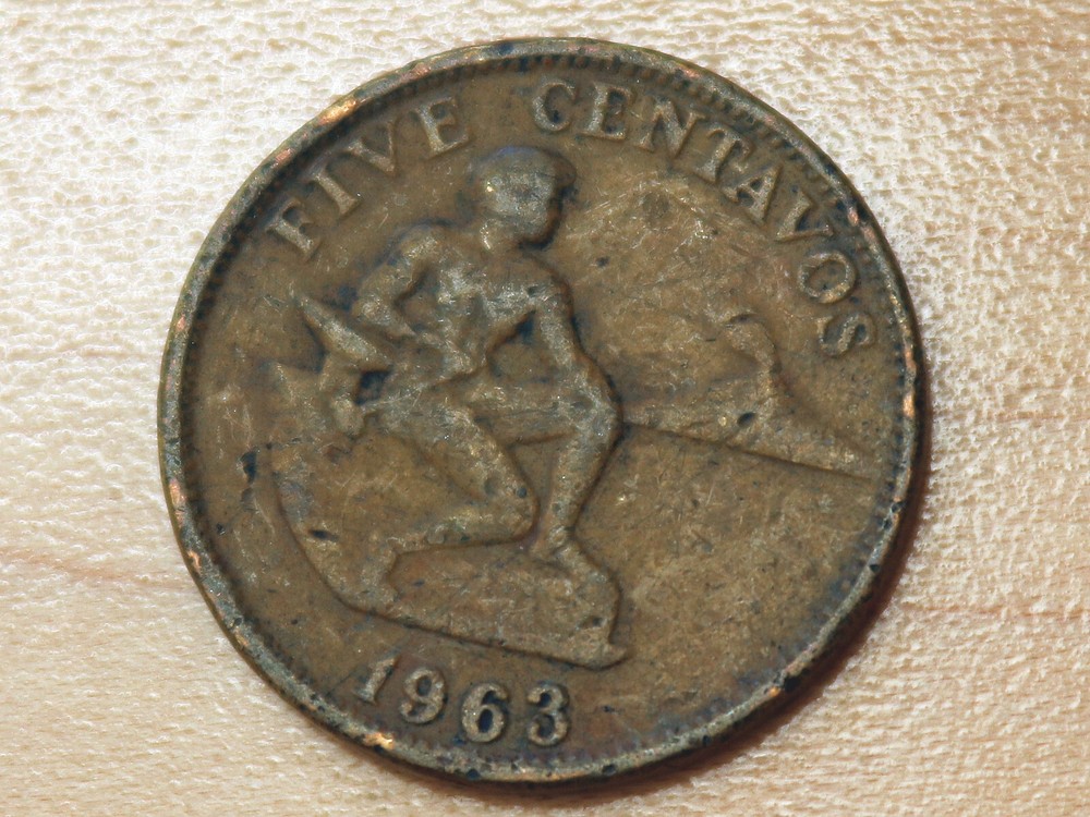 1963 Philippines 5 Centavos
