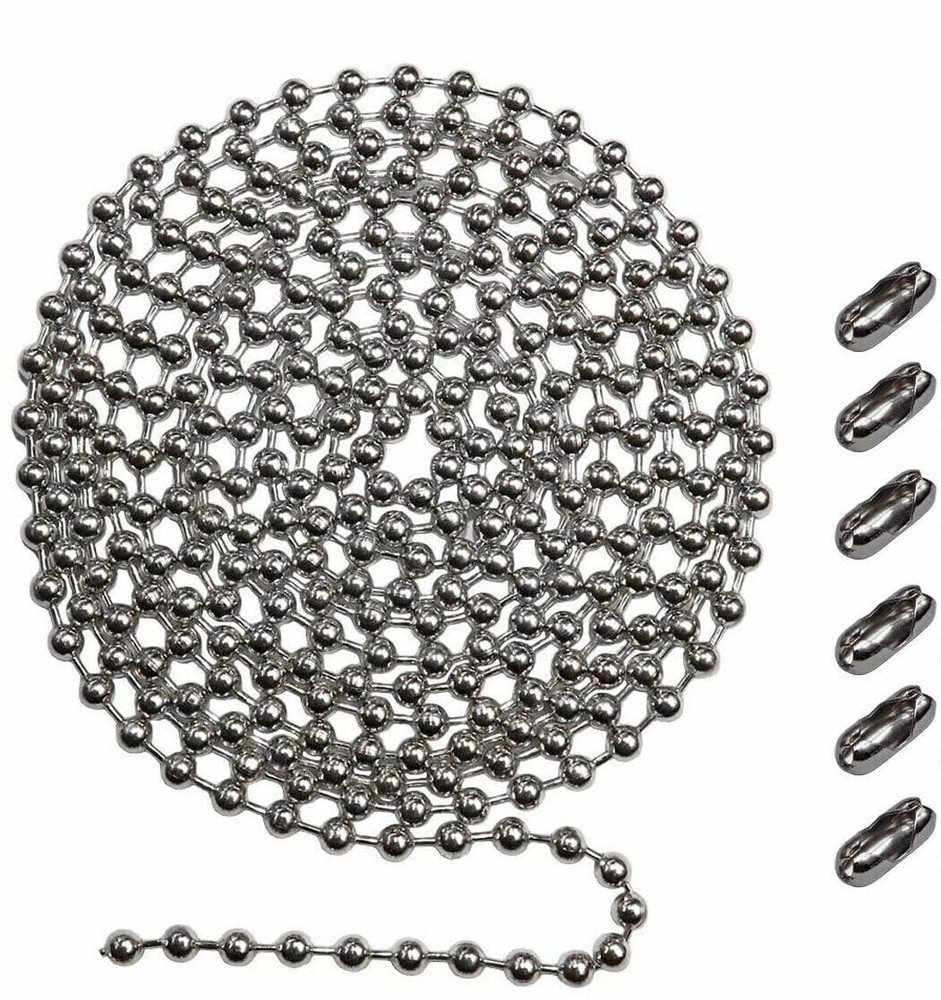 Ceiling Fan & Light Pull Chain Extension w/ Connectors - Cut to Size - US Ship