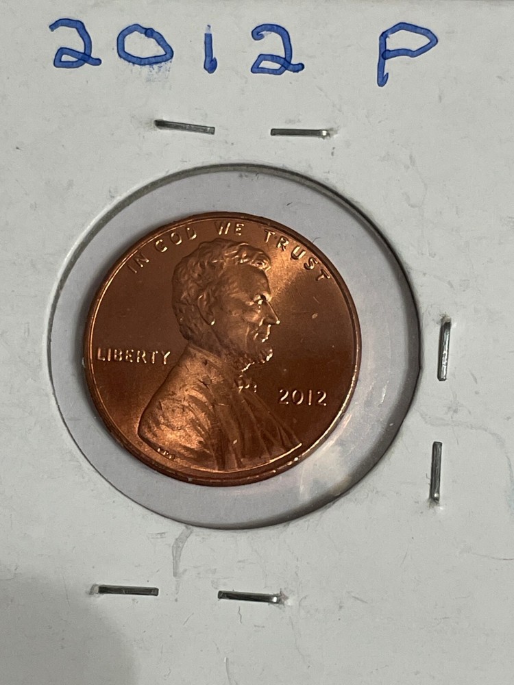 2012 P Lincoln Shield Cent