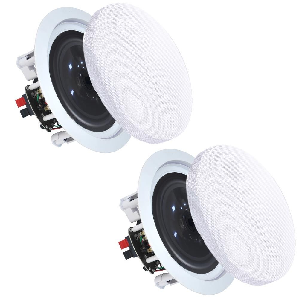 Home Theater System-1000W Bluetooth Amplifier, 2x8" Ceiling Speakers, Wire