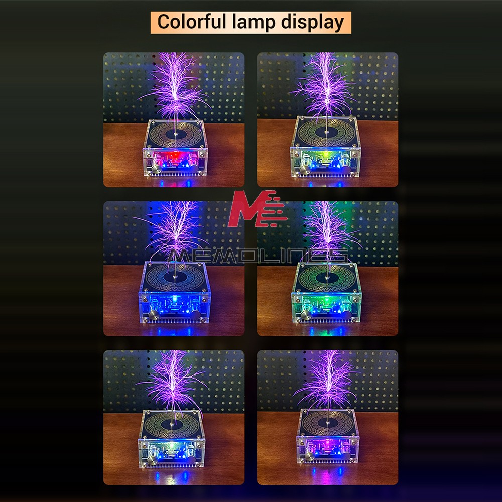 MTC Dual-Mode Music Tesla Coil Artificial Lightning Touchable Bluetooth Decoding