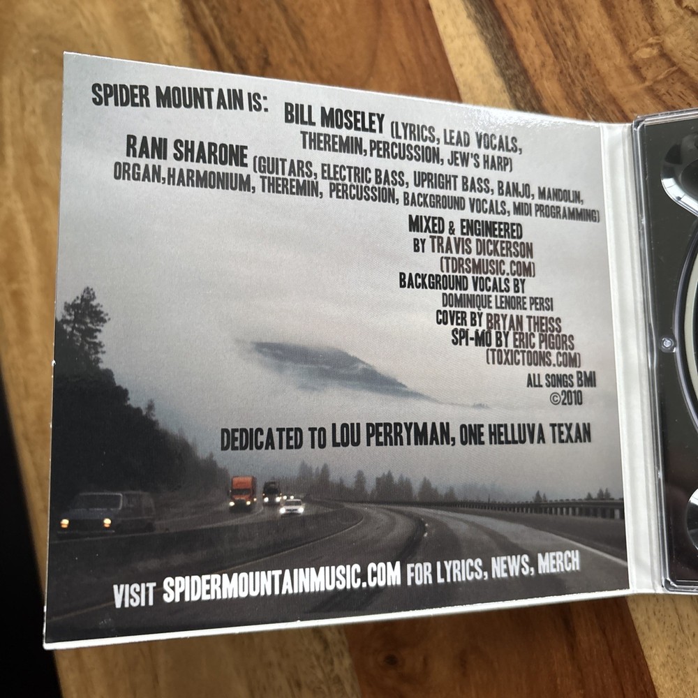 Bill Moseley Signed Spider Mountain Cd Rare Rani Sharone OOP Devil’s Rejects