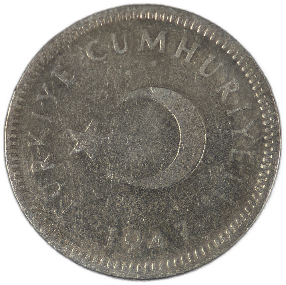 Turkey - 50 Kurus - 1947 - KM#882 - J