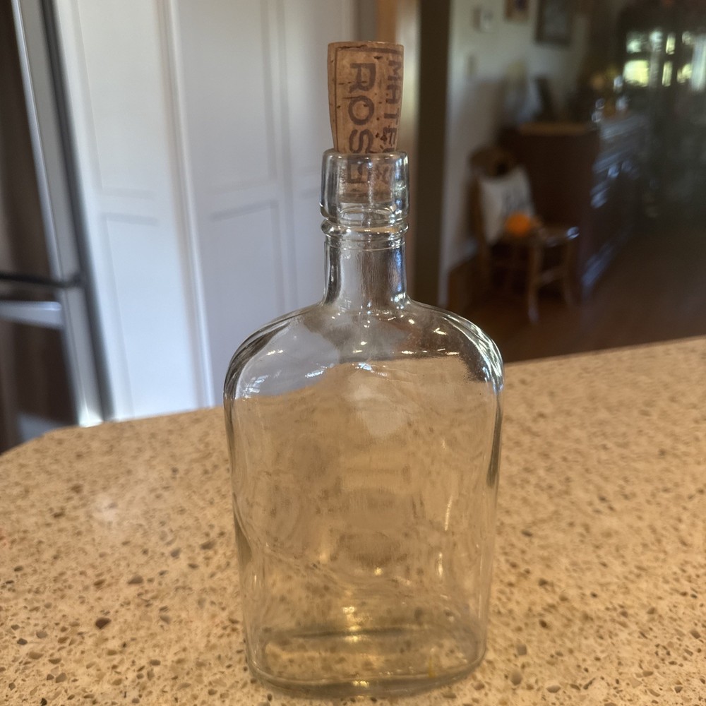 Vintage Clear MATEUS ROSE Empty Wine Bottle