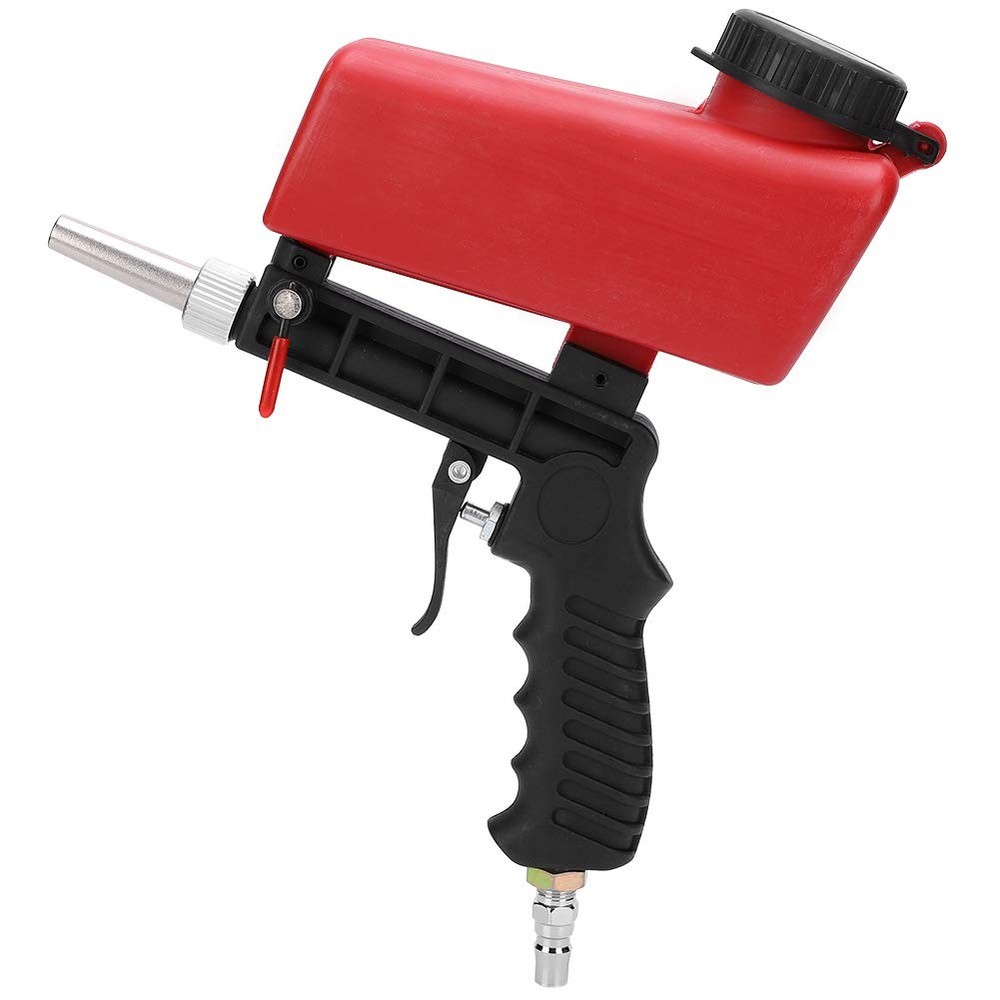 Portable Adjustable Sand Gun Kit for Blasting Projects, Remove Paint, Grime o...
