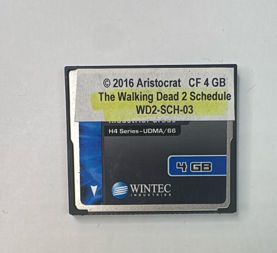 Wintec 4GB CompactFlash Card Aristocrat Walking Dead 2 Schedule 2016