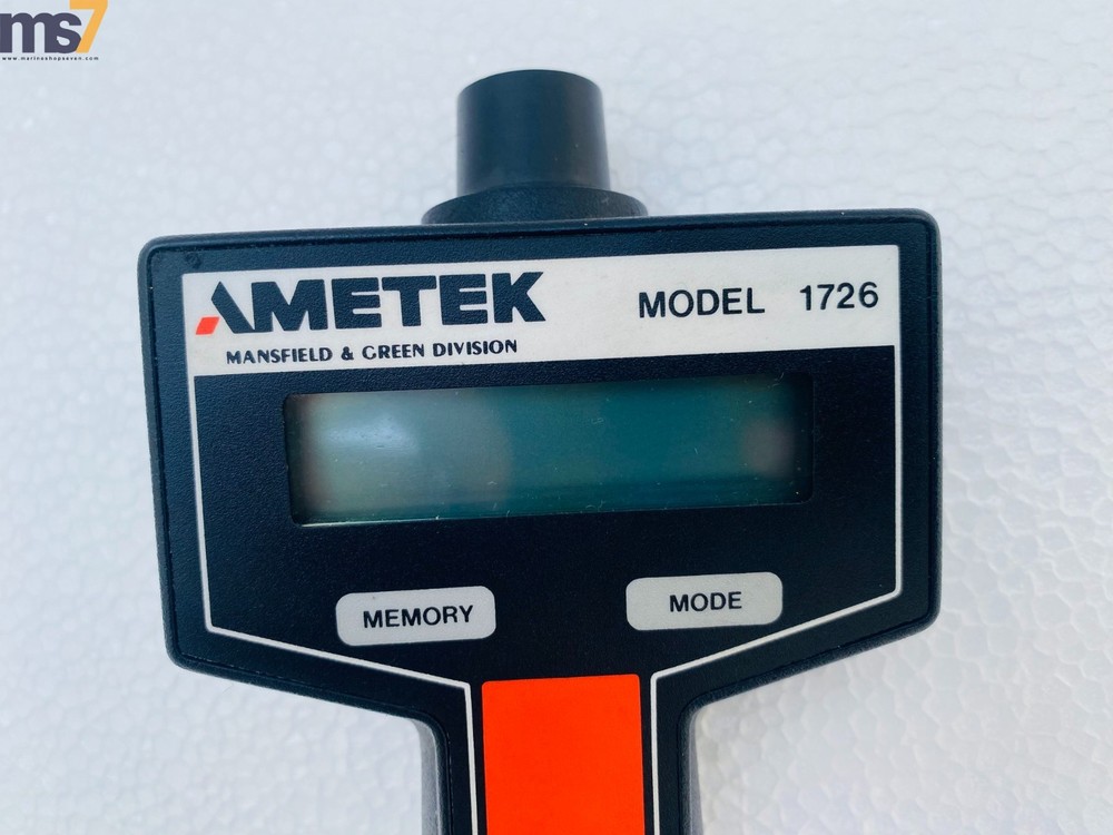 AMETEK MODEL 1726 DUAL FUNCTION DIGITAL TACHOMETER WIITH ACCESSORIES