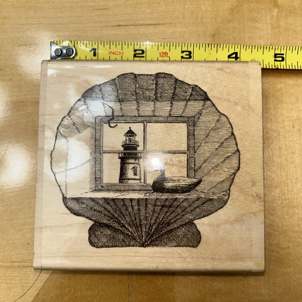 Scallop Lighthouse Stamp