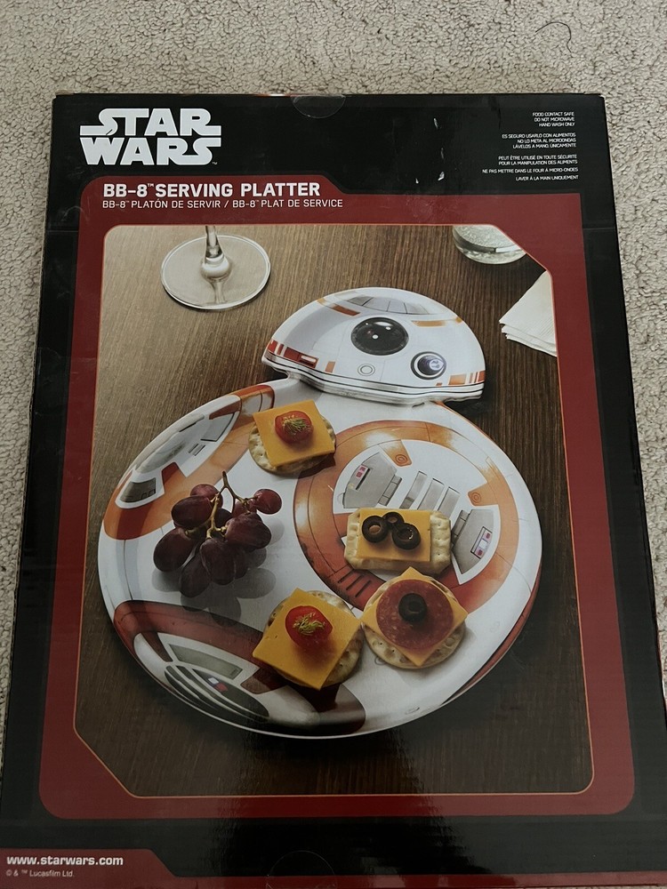 Star Wars BB-8 Serving Platter OPEN BOX