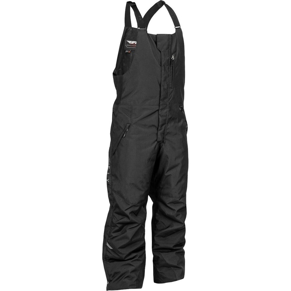 Fly Racing Black/Grey Outpost Bibs 470-6500M