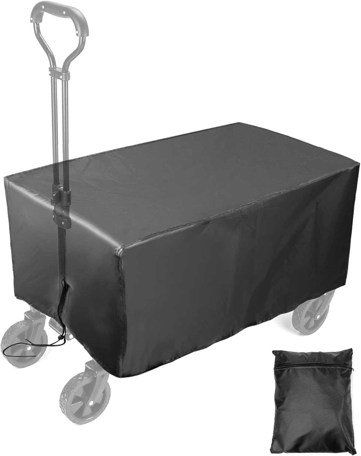 Waterproof Folding Wagon Cover, Outdoor Garden Cart Rain Cover, 600D Heavy-Duty