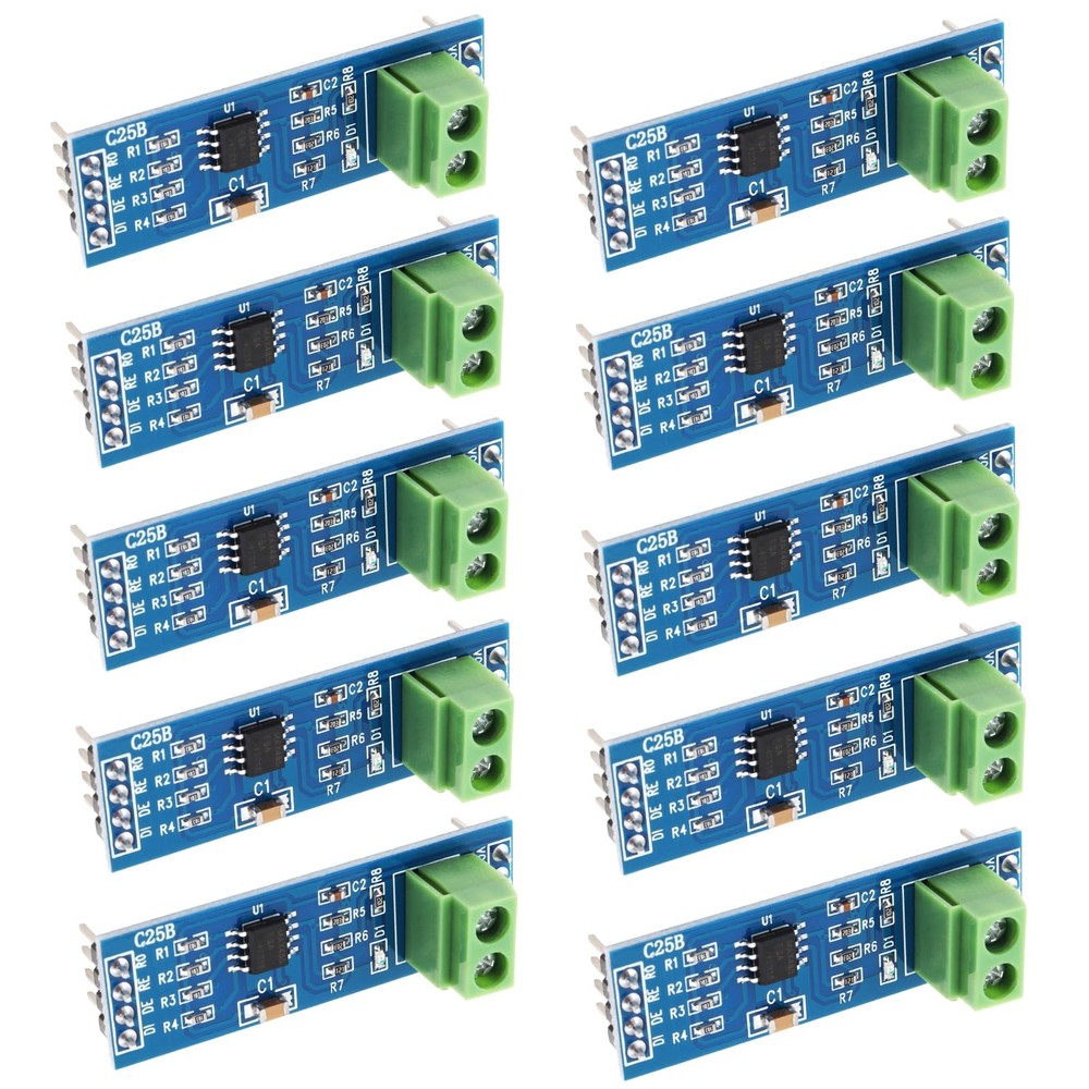 10 PCS MAX485 RS485 Transceiver Module TTL UART to RS485 Instrument Interface