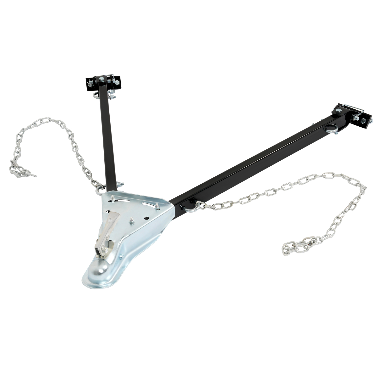 Adjustable Tow Bar 5500lbs w/Safety Chain 24" to 41" Wide For Camper RV Trailer