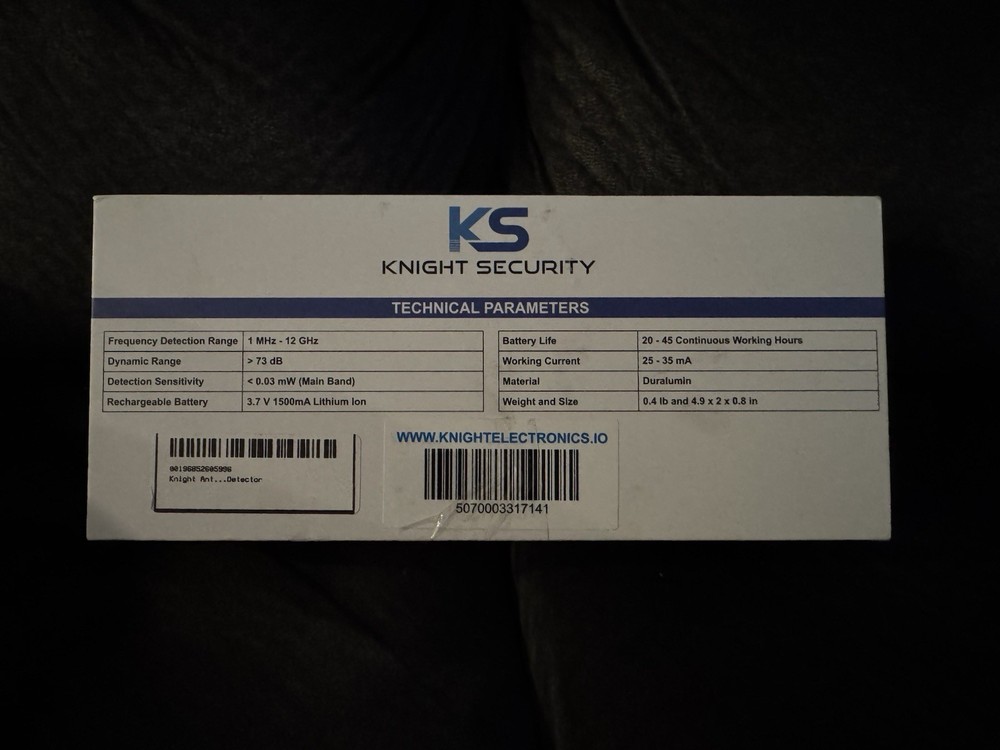 Knight Hidden Devices Detector - Hidden Camera Detectors RF & Bug Detector