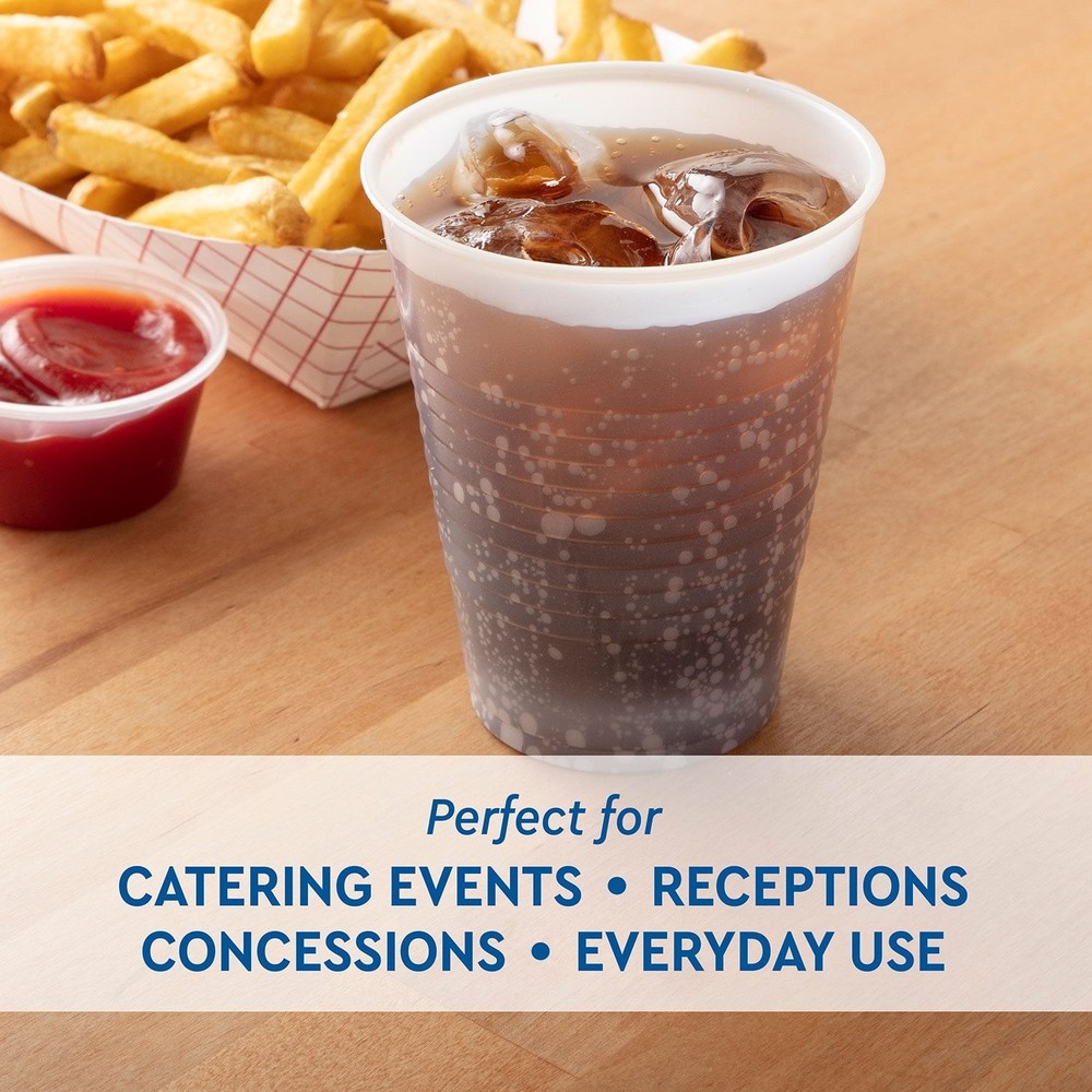 Member’s Mark Translucent Plastic Cups 12 oz – 300 Count Bulk Party Cups.
