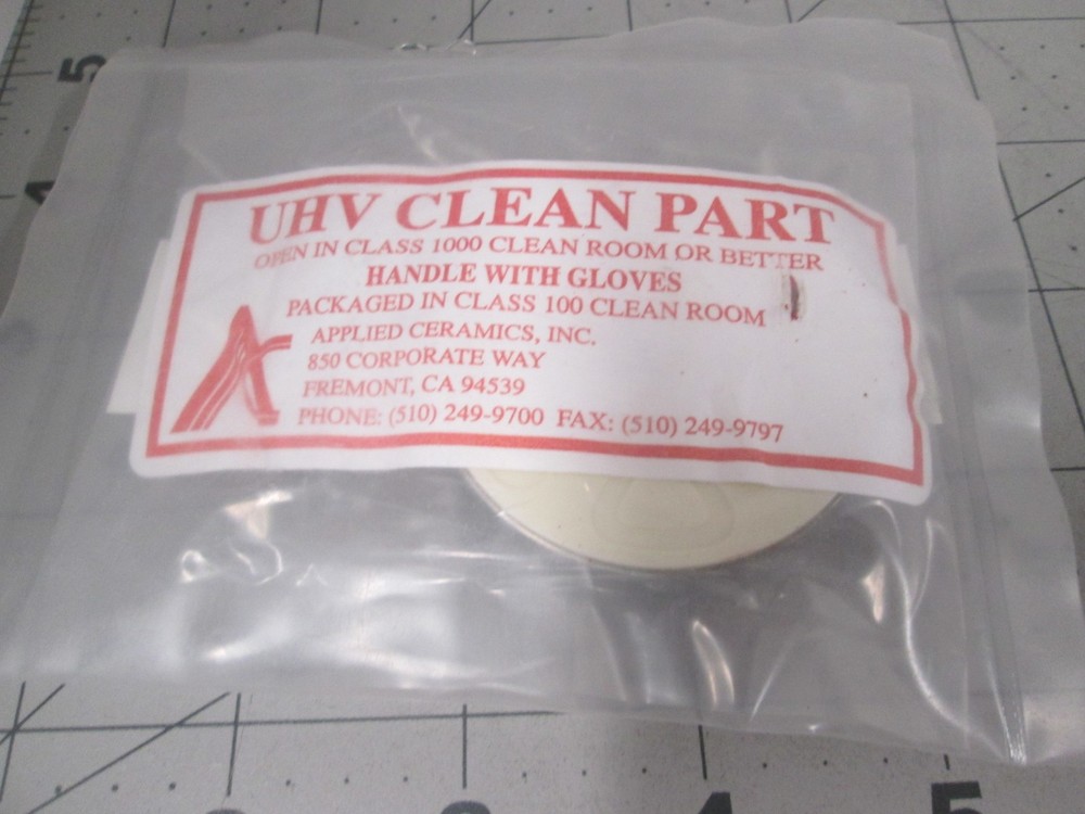 Applied Ceramics, 890300084F-A, Chuck w/ Ceramic Insert. New