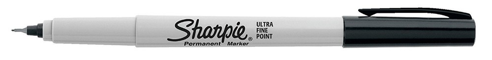 NEW Sharpie Ultra Fine Point 2 Black Permanent Markers (4 Pack)