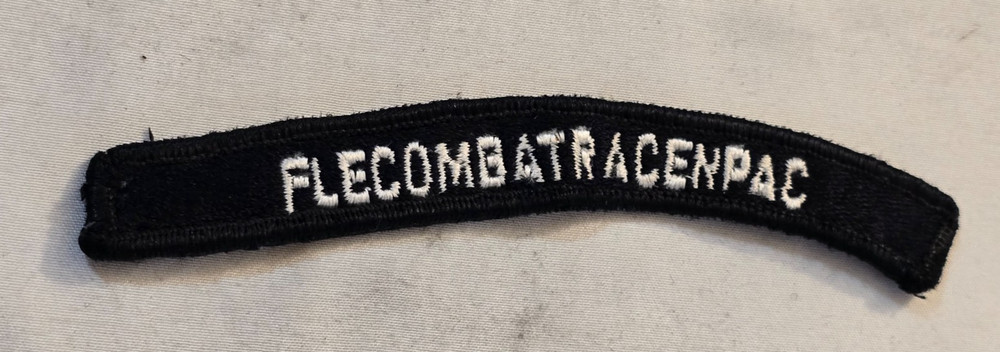 Navy Fleet Combat Training Center Pacific FLECOMBATRACENPAC UIM Rocker Tab Patch