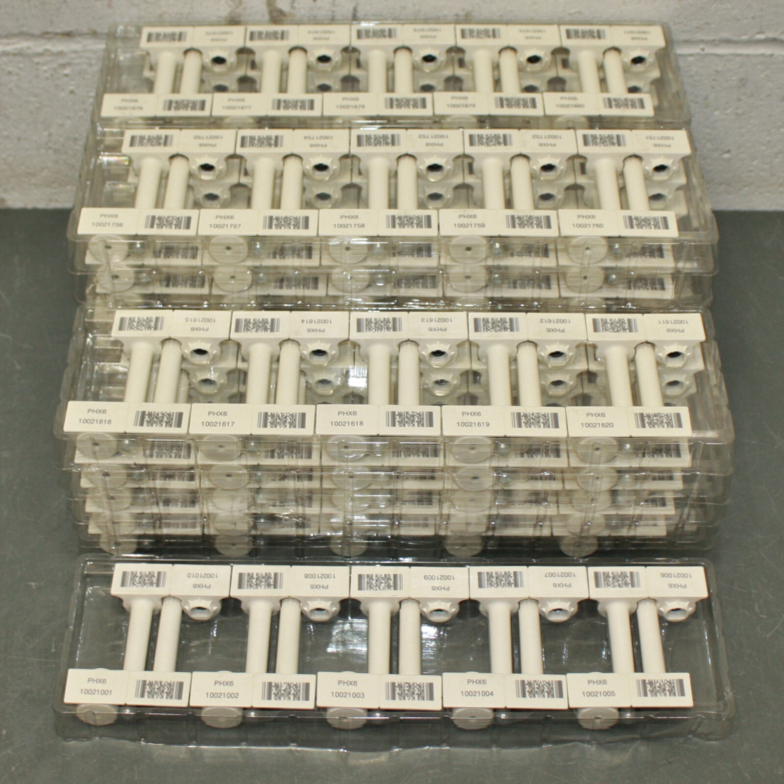 (200) TydenBrooks SnapTracker 1-1/4" Bolt Seals, White Truck Shipping Cargo Lock