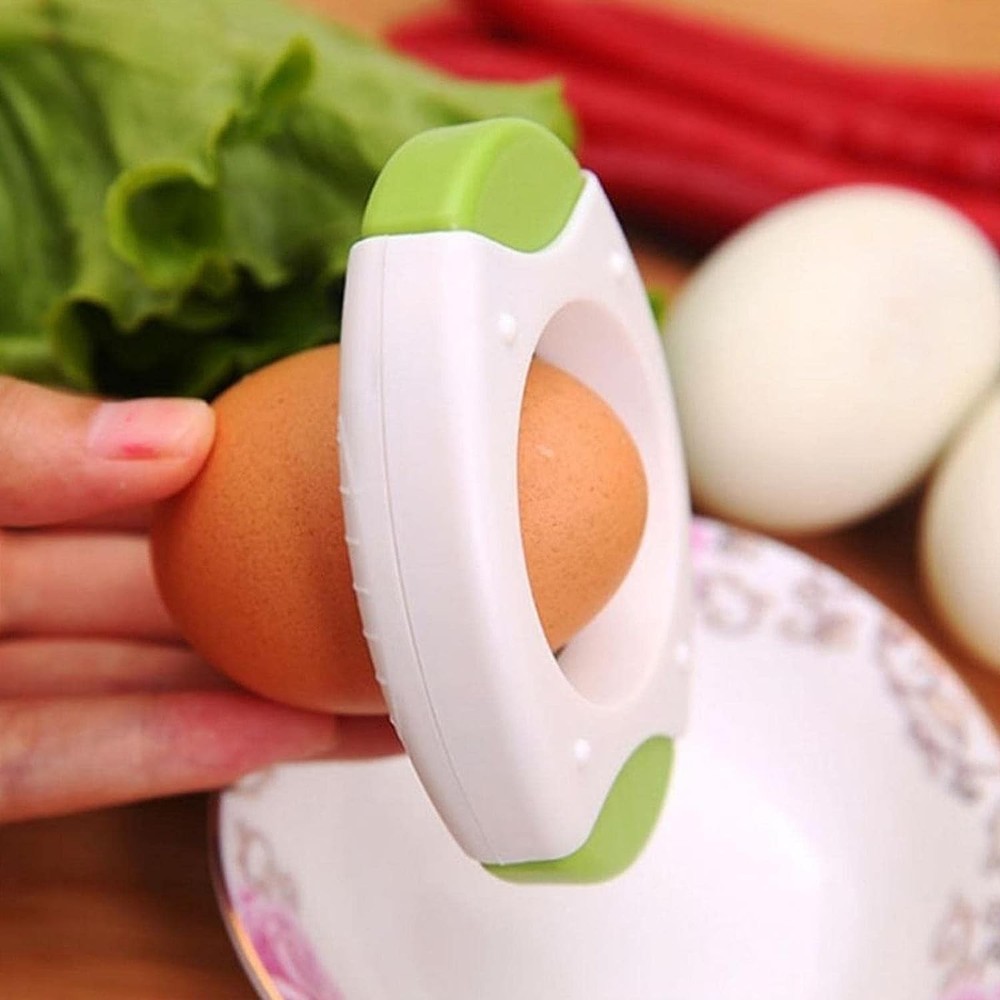 Yellow Egg Shell Opener Topper Cutter Cracker Separator for 1,