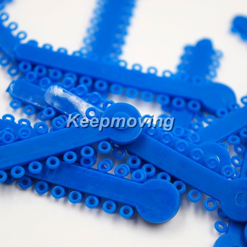 1040 Pcs/Pack Dental Orthodontic Ligature Ties Elastic Rubber Bands 44 Colors