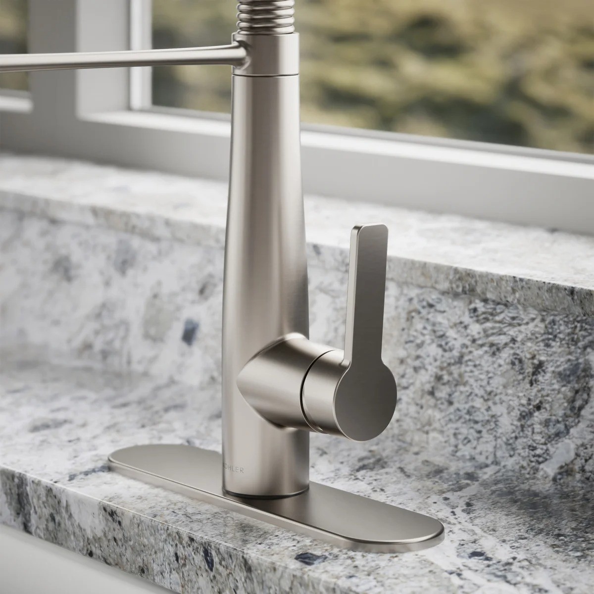 KOHLER VIND Semi-Professional Pull-Down Kitchen Faucet STAINLESS STEEL