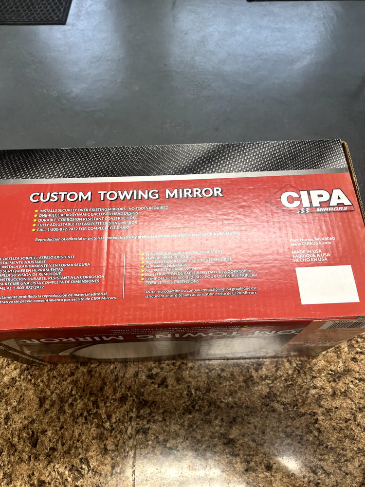 Custom Towing Mirror-CIPA Mirrors-PART#10200