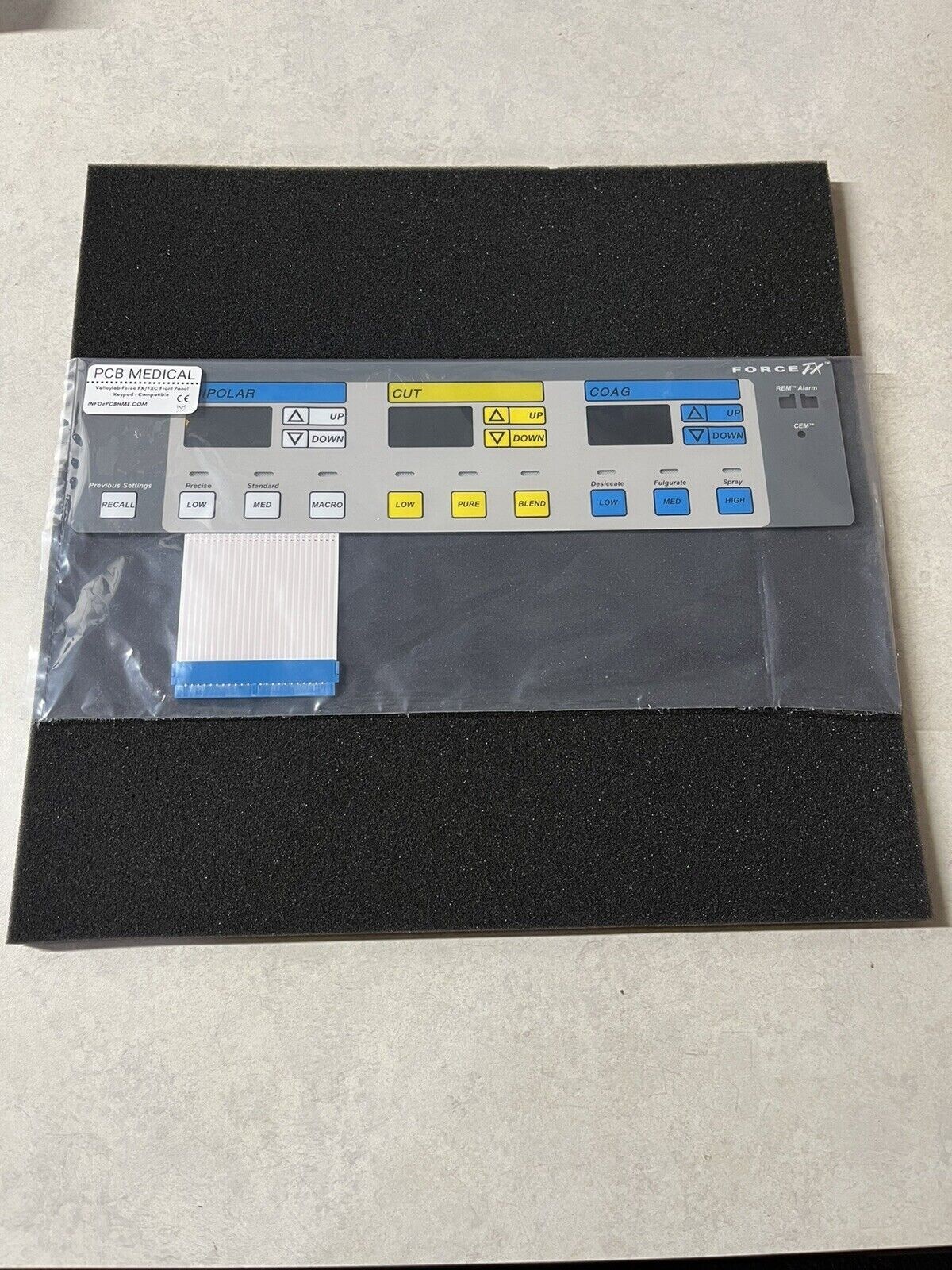 New Replacement Valleylab Force FX / FXc ESU Front Panel Keypad