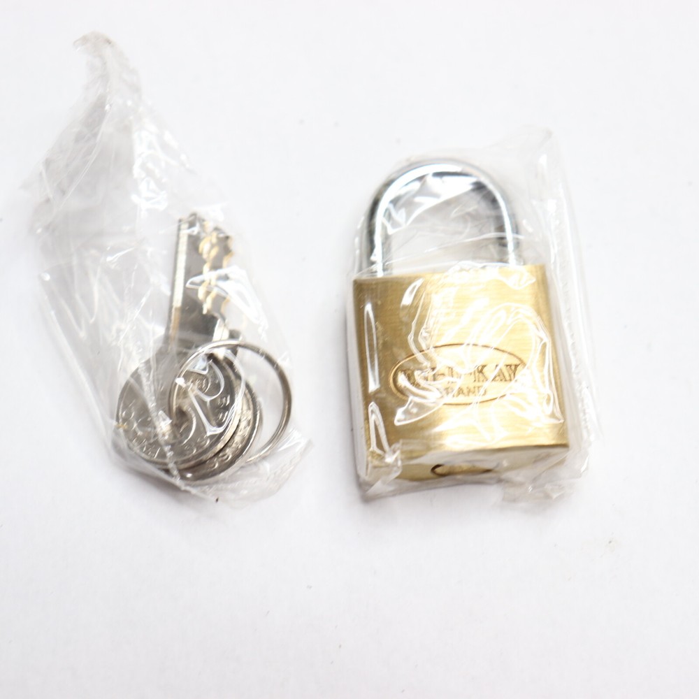 Em-D-Key Pad Lock Solid Brass 1" 200207