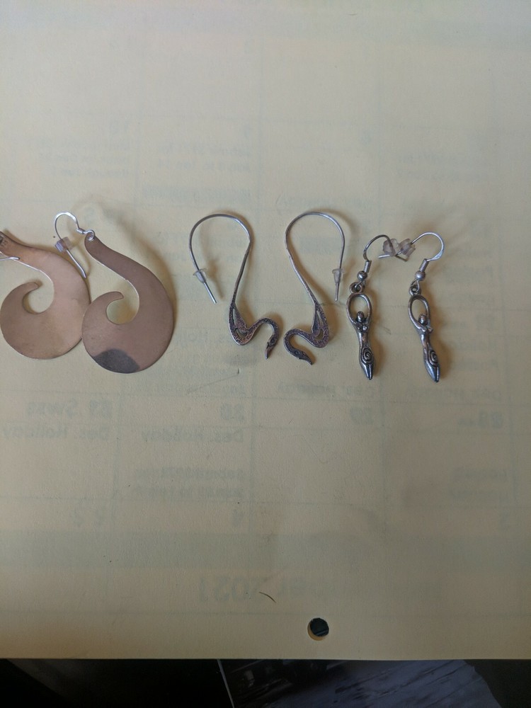 925 Sterling Silver  Dangle Earrings