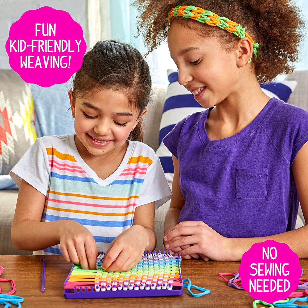 Ultimate Weaving Loom, Includes 378 Craft Loops & 1 Weaving Loom with Tool, Make