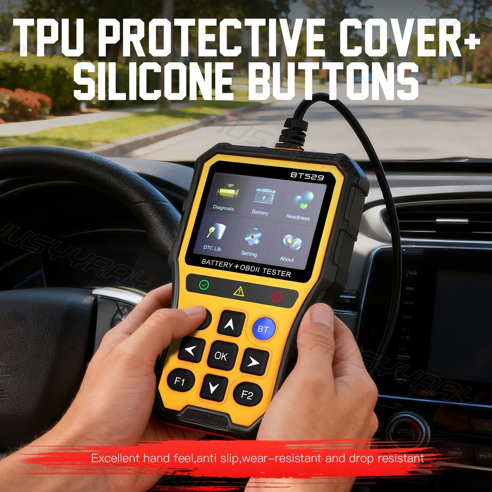 CHUSYYRAY Car Diagnostic Tool OBD2 Scanner SRS ABS ENGINE AT Code Reader