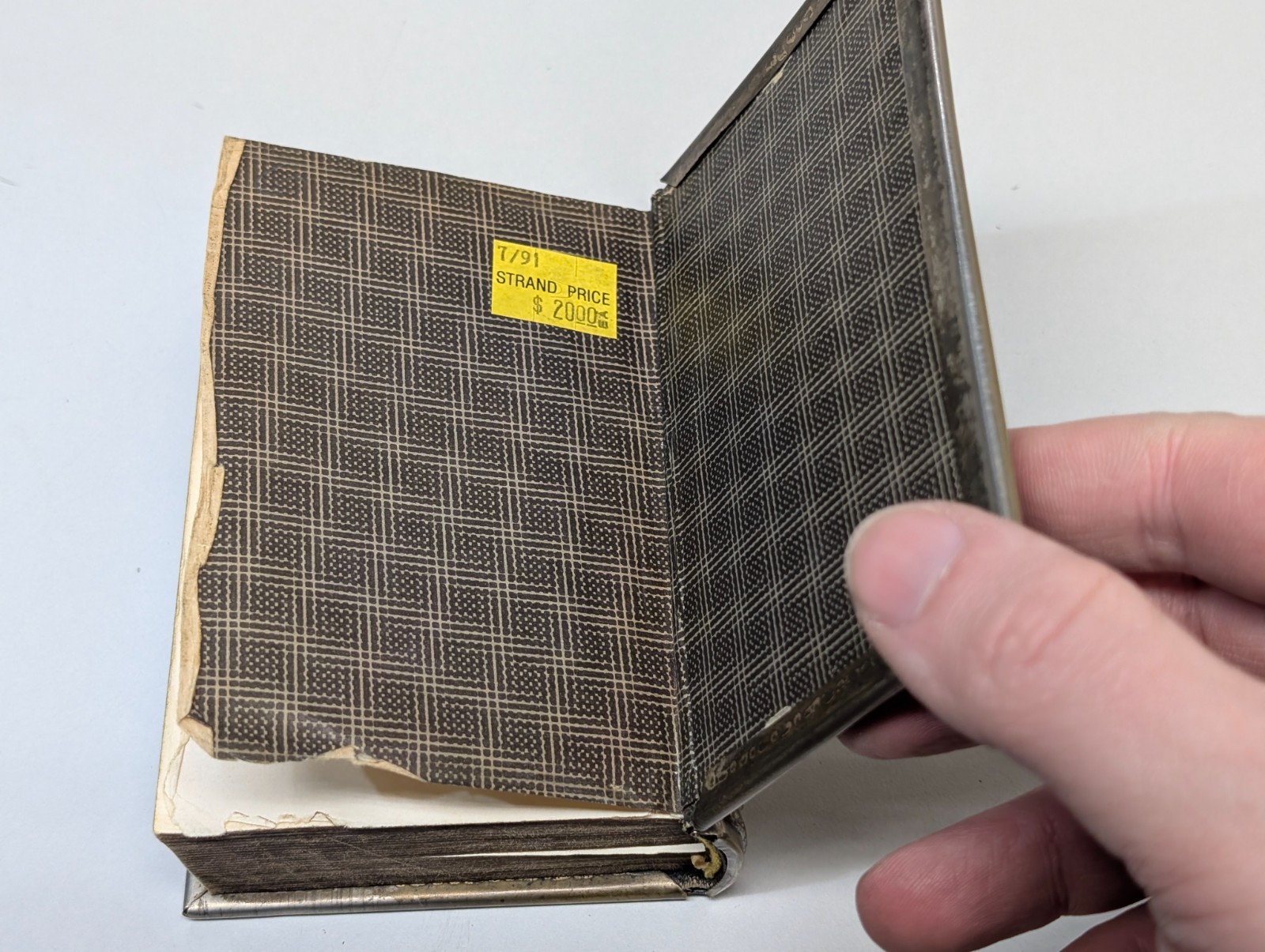 Hebrew Machzor Prayer Book With Ornate Metal Cover